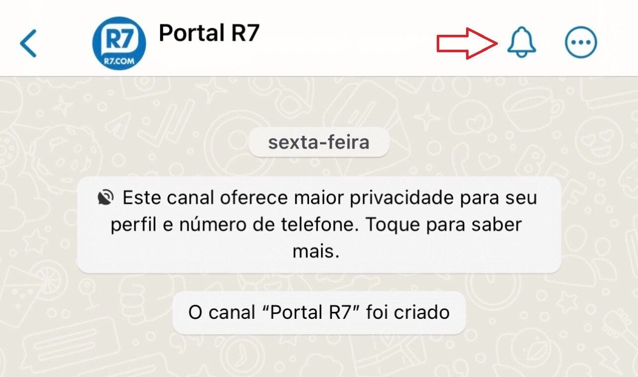 Ative as notificações para receber as últimas atualizações do Canal
