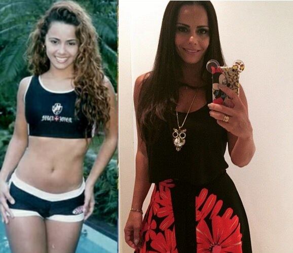 Viviane Araujo tinha um corpo diferente do atual