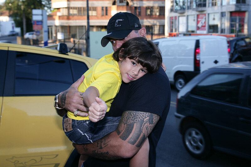 Alexandre Frota e Fabiana comemoraram aniversário de Enzo Gabriel, que completou sete anos, em buffet infantil