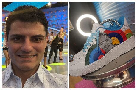 André disse ter se emocionado com o desenho