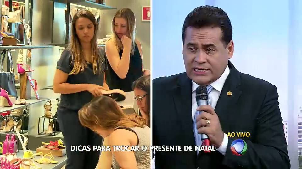 A pessoa que ganhou o presente pode fazer a troca no lugar de quem comprou?

— Pode sim, até porque muitas vezes quem presenteia não entrega junto a nota fiscal para não mostrar o quanto gastou

> Veja toda a programação da Record no R7 Play
