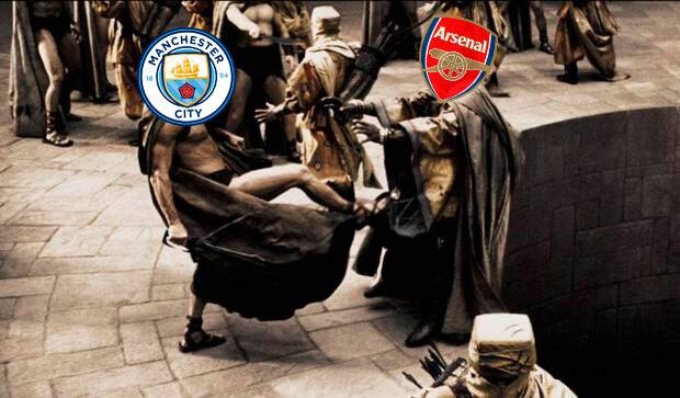 Premier League: os melhores memes de Manchester City 5 x 0 Arsenal