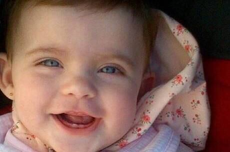 Maria Eduarda está com seis meses de idade