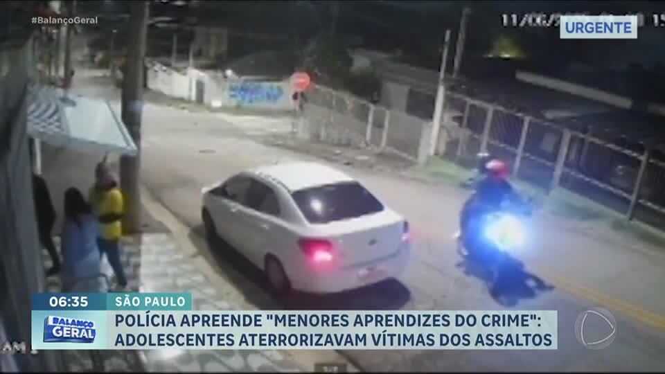 Polícia desmantela quadrilha de adolescentes em assaltos violentos em São Paulo