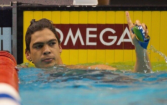 9º Kaio Márcio de Almeida

Também da natação, o atleta conseguiu um total de nove
medalhas nos quatro Pan-Americanos (Santo Domingo, Rio de Janeiro, Guadalajara,
Toronto) que disputou , sendo quatro de ouro, três de prata e duas de bronze