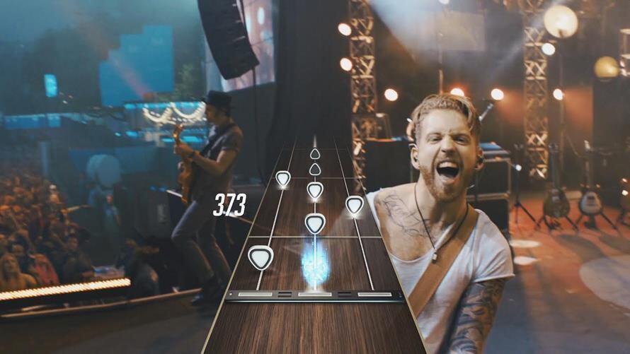 O
preço sugerido do jogo com a guitarra será de US$ 99