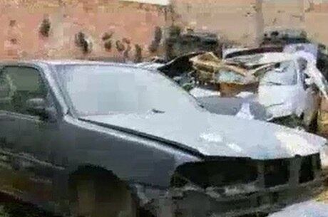 Diversos veículos desmanchados foram localizados