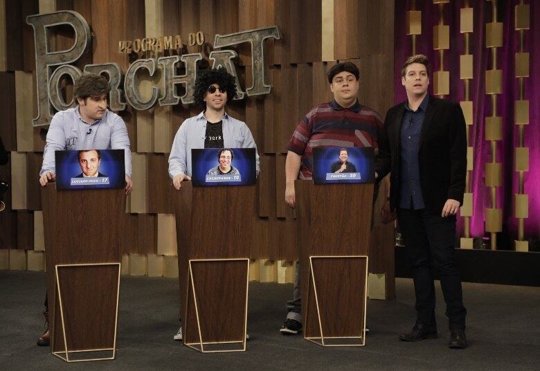 Os três ainda
participam de um divertido Debate dos Famosos no palco do talk show
