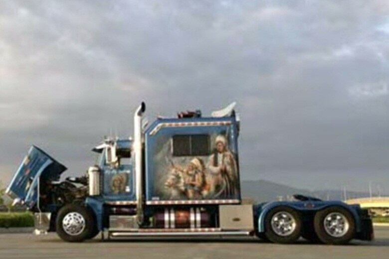 Pinturas exóticas também fazem parte do processo