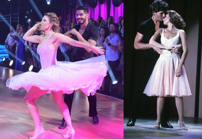 No ritmo da salsa e ao som do sucesso I've Had The Time Of My Life, do clássico Dirty Dancing, Sheila Mello e Marcelo Vasquez encantaram tanto o público quanto os jurados e terminaram com a maior pontuação da noite