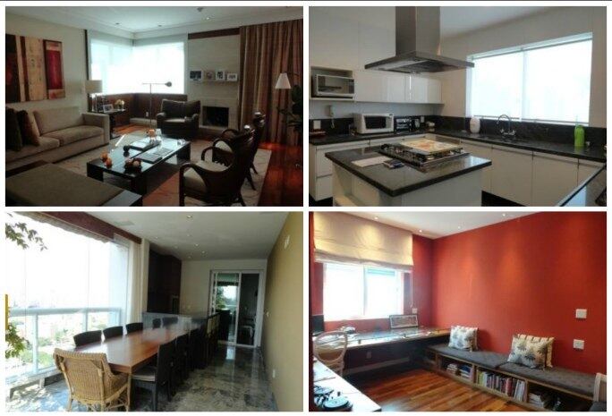 Um
apartamento de alto padrão no Itaim Bibi, zona oeste da capital paulista, pode custar R$ 10 milhões. Este, por
exemplo, tem 495 m² construídos, com quatro suítes, sete vagas no estacionamento,
hidromassagem, closet, adega, escritório e sacada ampla