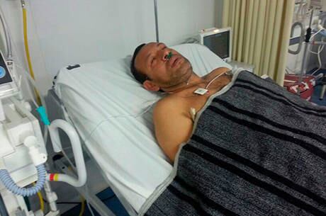 Prisco sentiu fortes dores no peito após ser ameaçado de morte