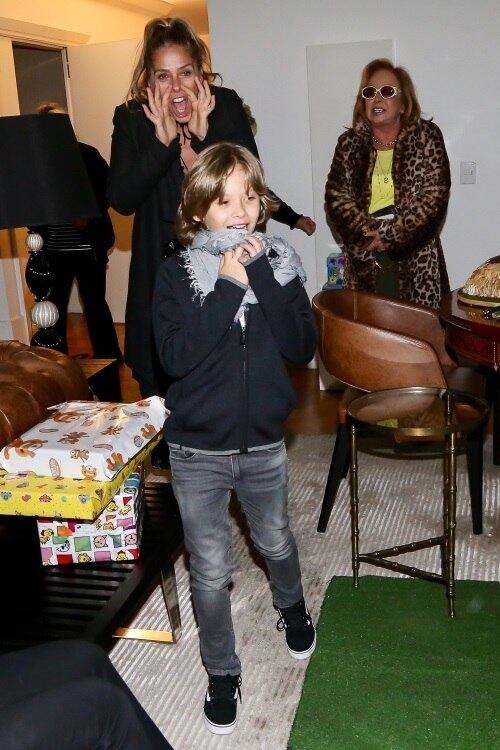 Vittorio ganhou uma festa surpresa na casa de avó, Dona Emma, no bairro dos Jardins, em São Paulo