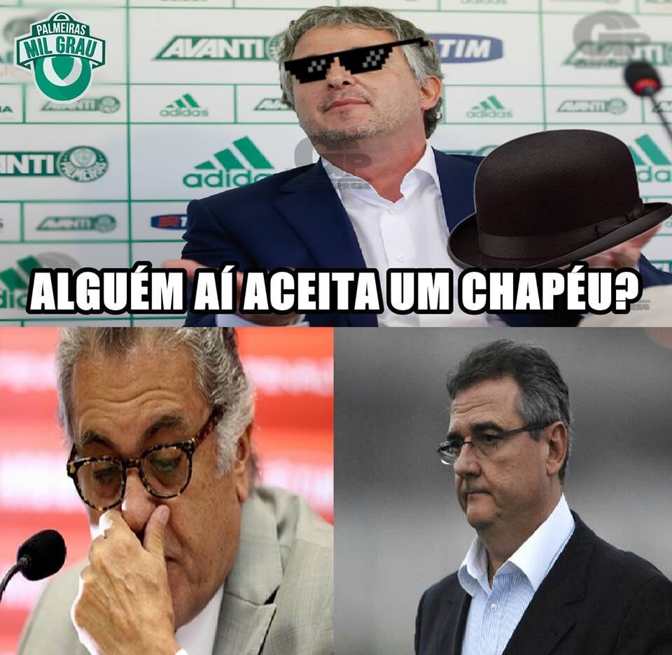 Não poderia faltar a provocação aos rivais