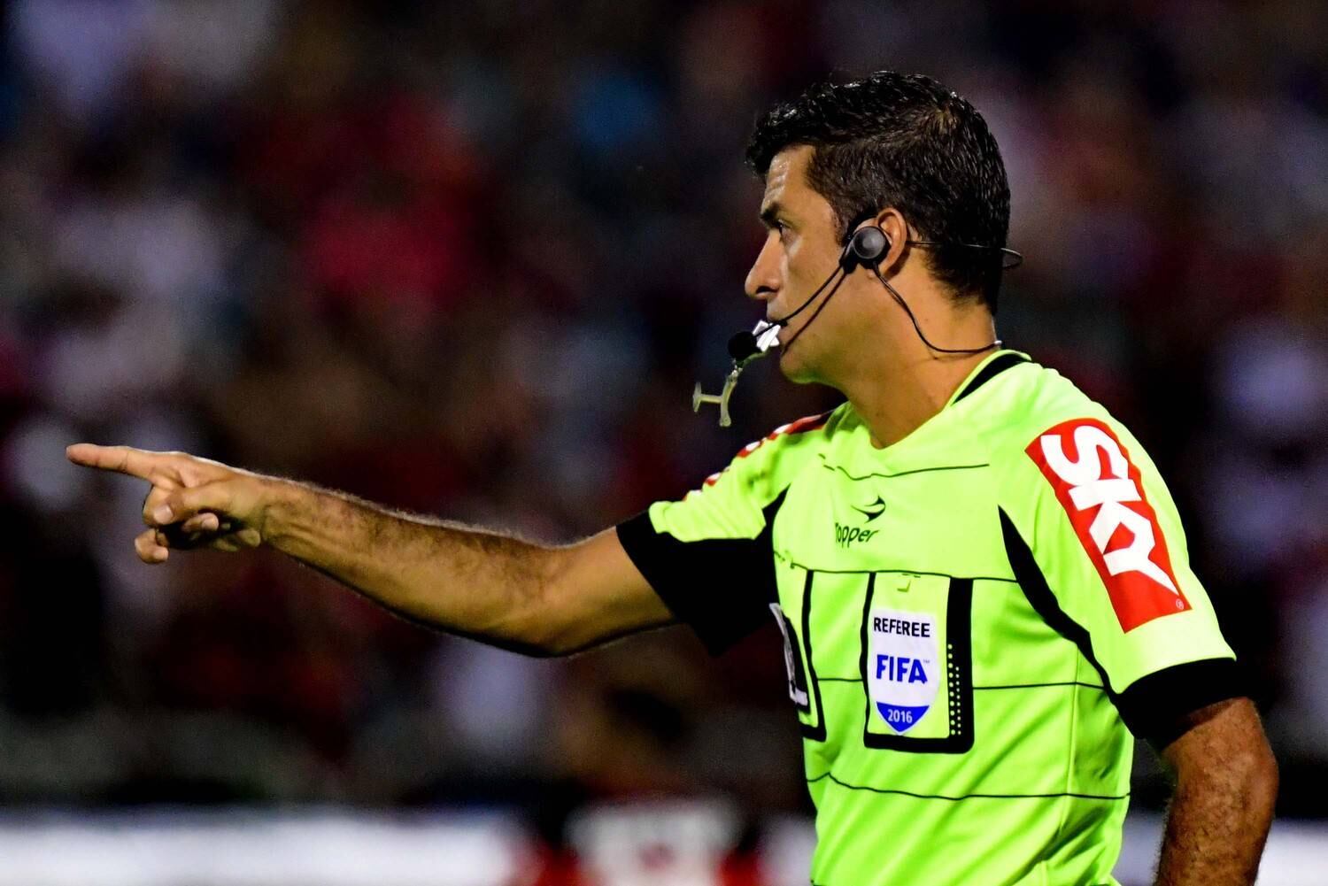 Sandro Meira Ricci foi o árbitro do Fla-Flu