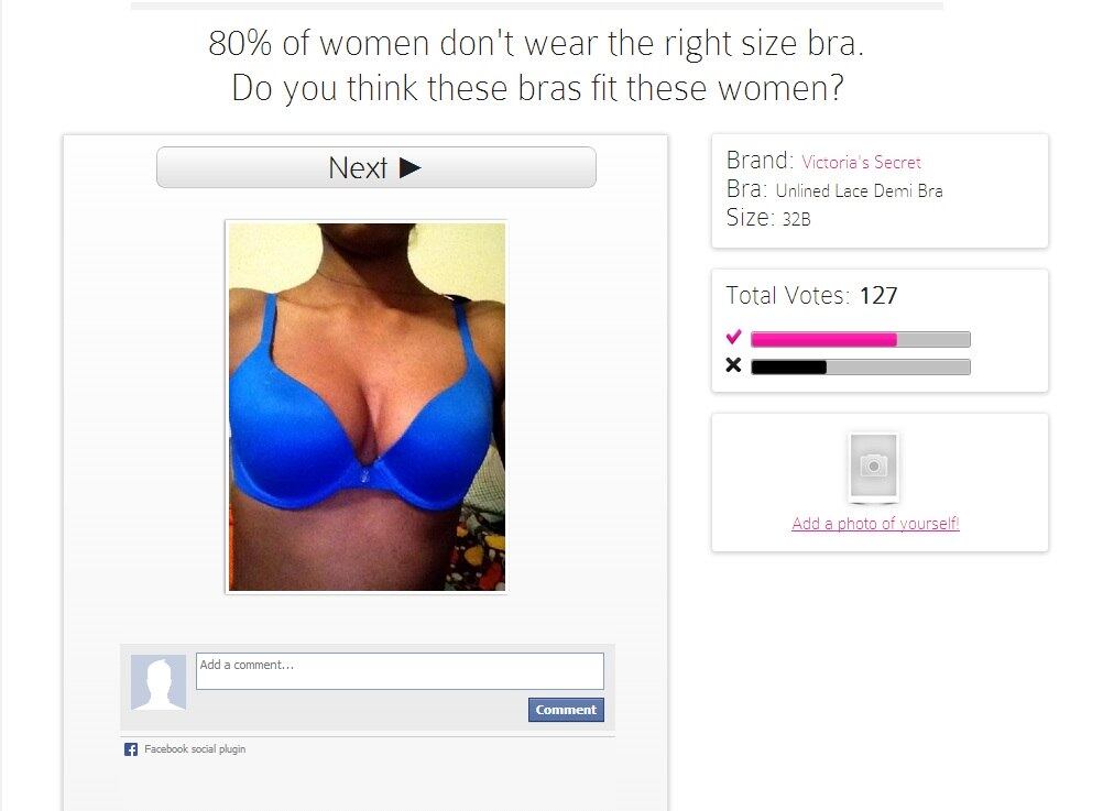 rede social, sutiã, tamanho