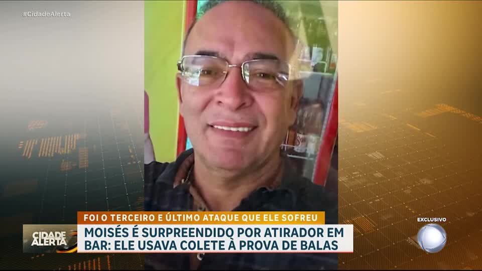 Dono de bar é executado a tiros após ter sobrevivido a outros dois atentados
