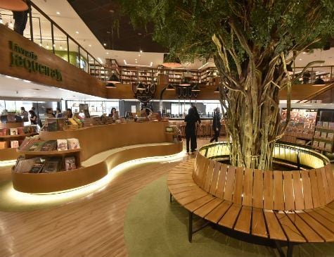 Cafés, adega e papelaria 'concorrem' em harmonia com acervo de mais de cem mil livros que ocupará o espaço, aberto nesta quinta (10), no Bairro do Recife