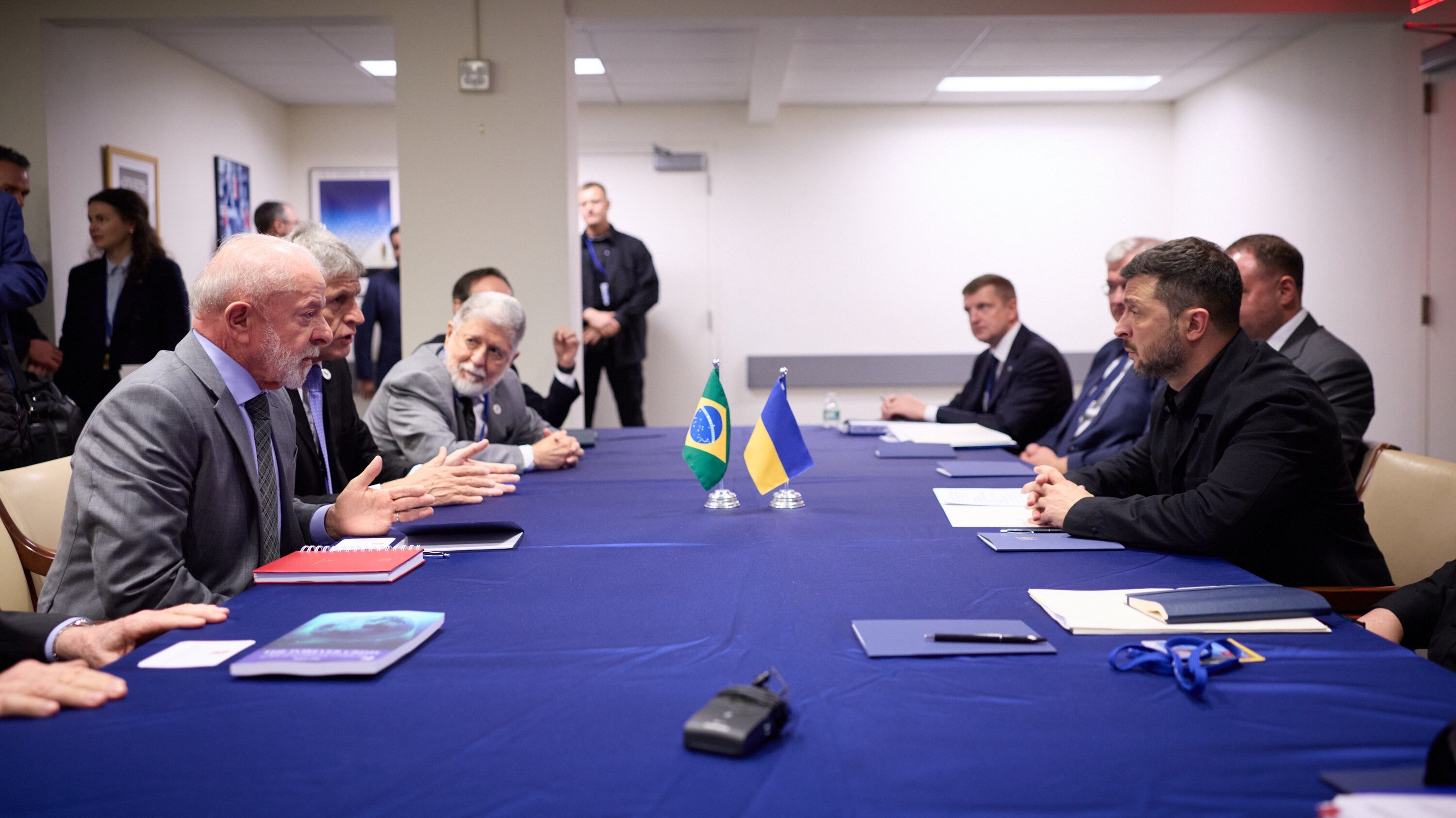 Lula e Zelensky se encontraram em Nova York