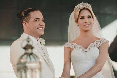 Wesley e Thyane se casaram em Fortaleza na segunda-feira (1º)
