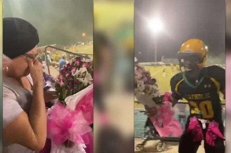 'Eu te amo, vovó', disse Frank Calderon antes do jogo