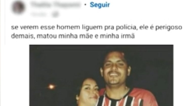 A filha chegou a
fazer uma publicação nas redes sociais para avisar que Josias havia acabado de
matar a mãe e a irmã, de apenas 15 anos: "Se virem esse homem, liguem para
a polícia, ele é perigoso demais", escreveu ela.