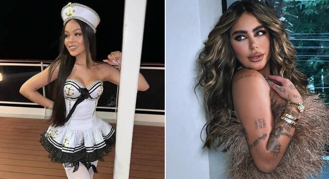 Livia Rafaelle se fantasiou de marinheira para a festa
