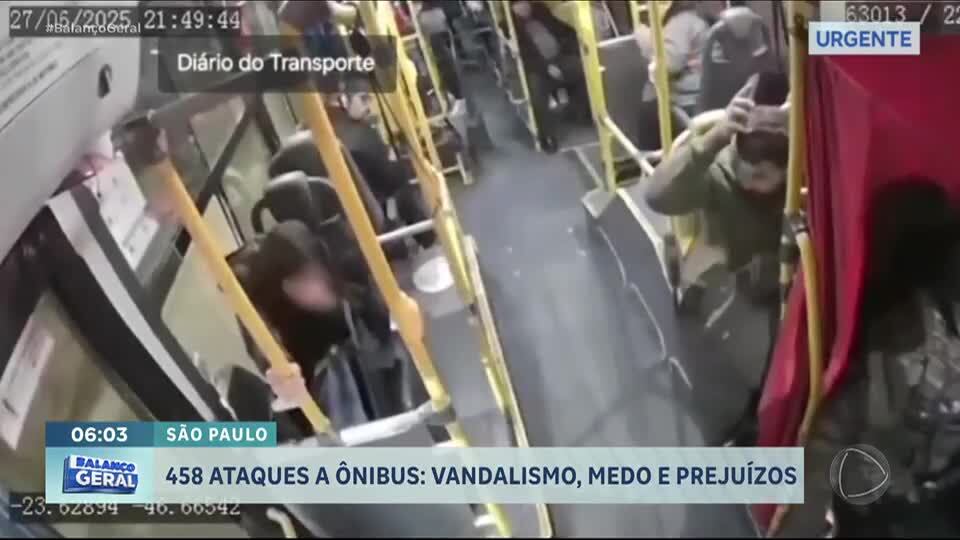 Passa de 450 o número de ataques a ônibus em São Paulo