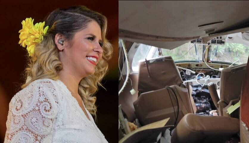 Avião caiu um minuto antes do pouso