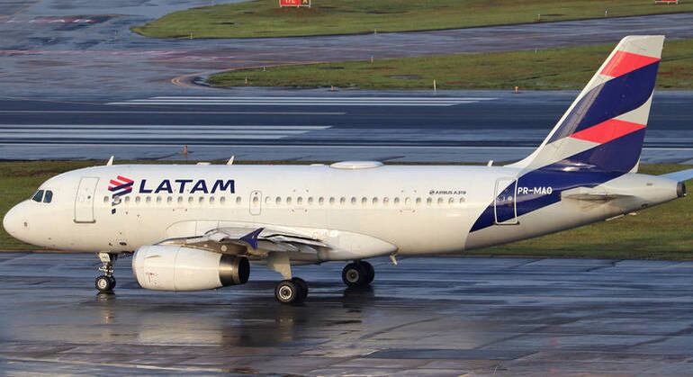 A319 da Latam em Congonhas: voos cancelados