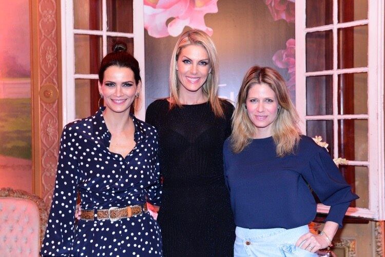 Ana Hickmann, Fernanda Motta e Didi Wagner posaram para os fotógrafos