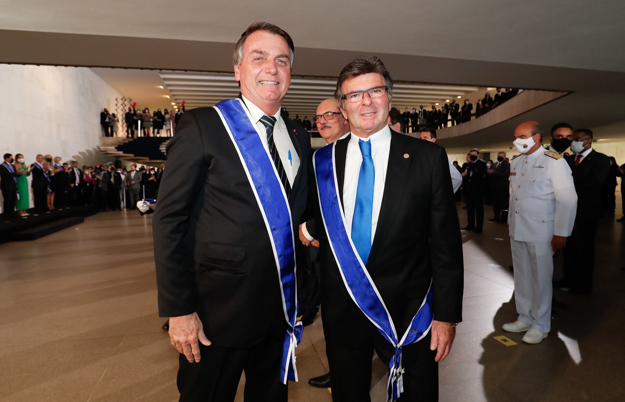 Jair Bolsonaro e Luiz Fux