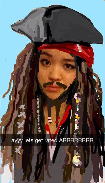 Versão pirata Jack Sparrow!