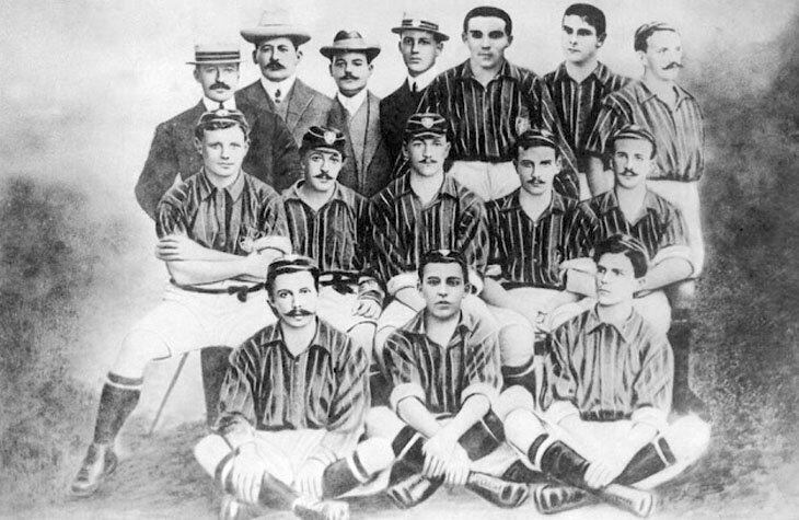 1906 - 1º título estadual do Fluminense - Vice: Paysandu Cricket