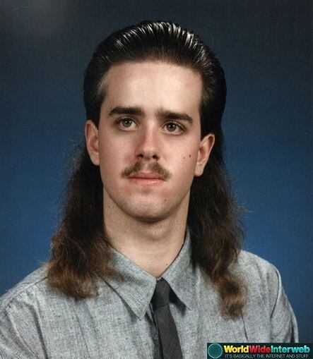 Os mullets, camaradinha, eram uma verdadeira praga no comecinho da década de 1990... 
