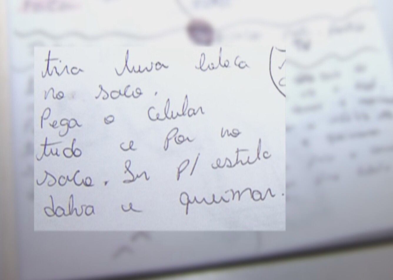Uma carta encontrada na casa de uma das suspeitas mostra que o assassinato foi planejado e que elas pretendiam queimar o corpo da vítima e os objetos usados no crime. Um local perto da residência em que elas moravam seria usado para descartar o cadáver e as provas