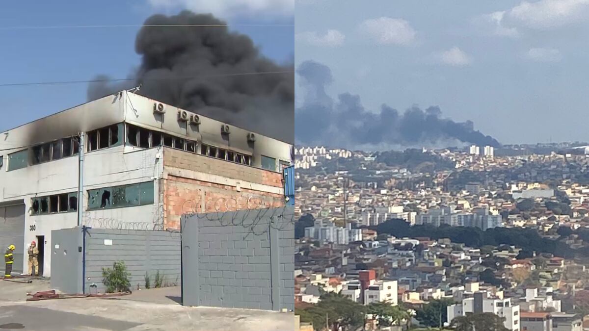 Um dos locais atingidos foi uma fábrica de produtos cenográficos para decoração