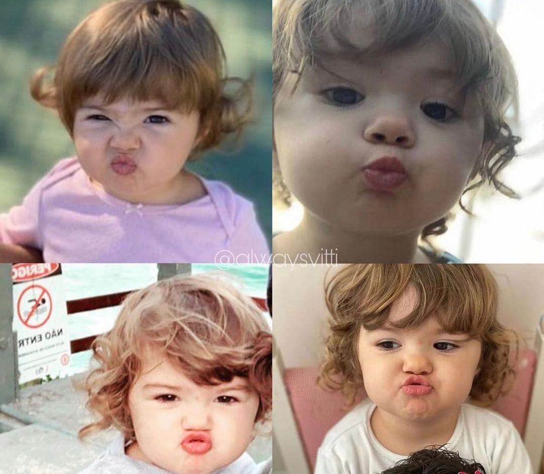 Clara Maria, de 1 ano, filha de Tatá Werneck e Rafael Vitti, é capaz de conquistar mais de 1,6 milhão de curtidas em uma única publicação nas redes sociais, como aconteceu no mês passado, quando sua mãe compartilhou uma sequência de fotos em que a menina fazia suas famosas e espontâneas caras e bocas