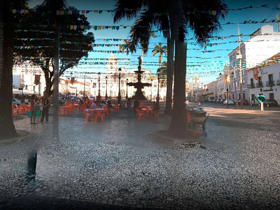 Imagem do Largo Santo Antônio, onde o crime aconteceu