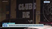 Bandidos invadem clube de tiro em São Paulo e levam dezenas de armas