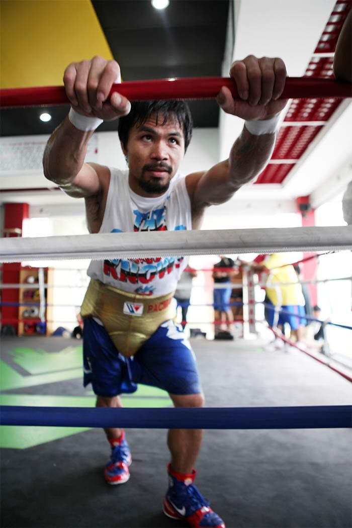 O proprietário do Gerry's Grill,
em Artesia, Los Angeles, garantiu que não haverá restrição no menu no
vale-vitalício que Pacman pode ganhar