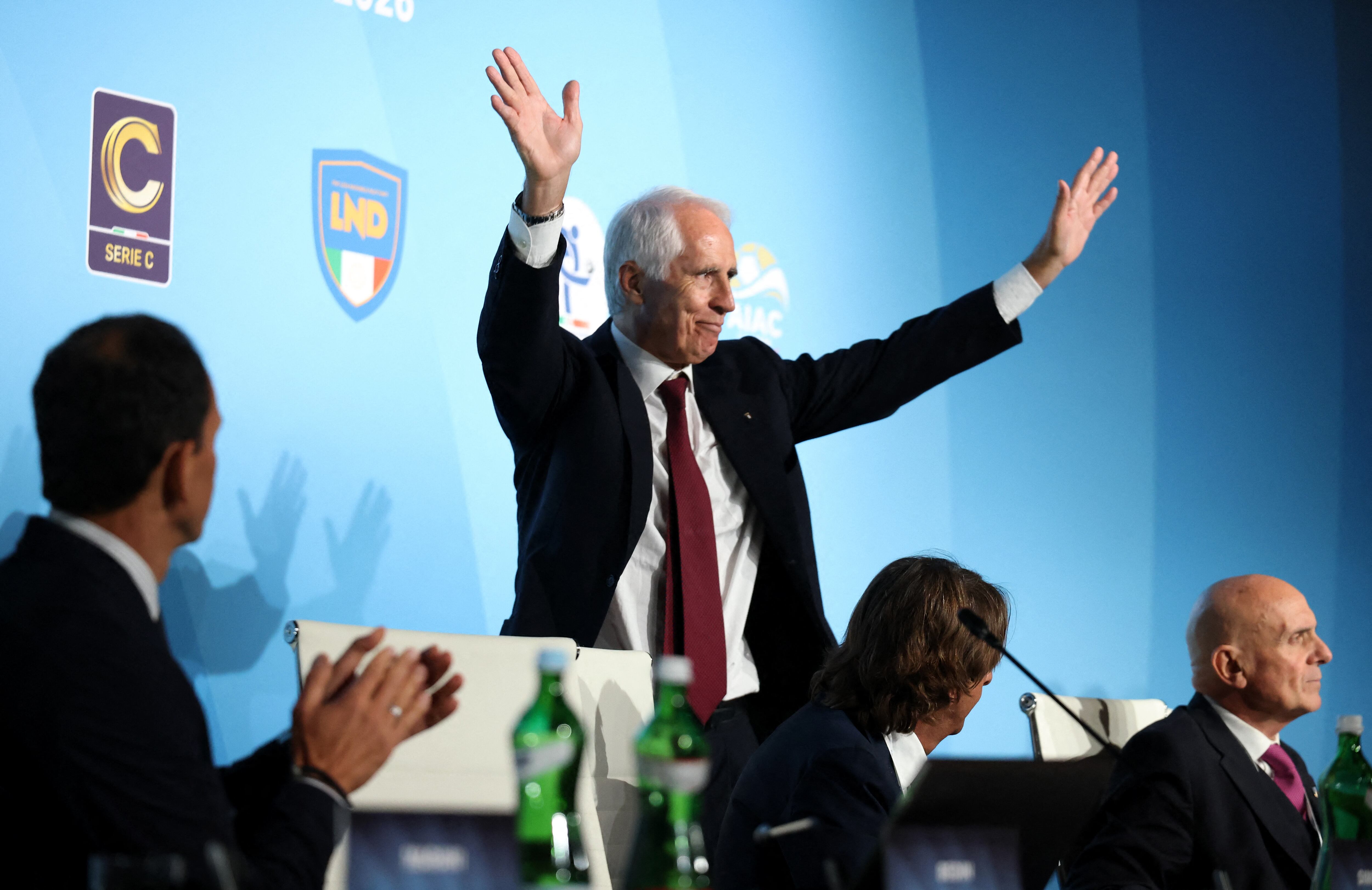 Giovanni Malago foi eleito o novo presidente da Federação Italiana de Futebol