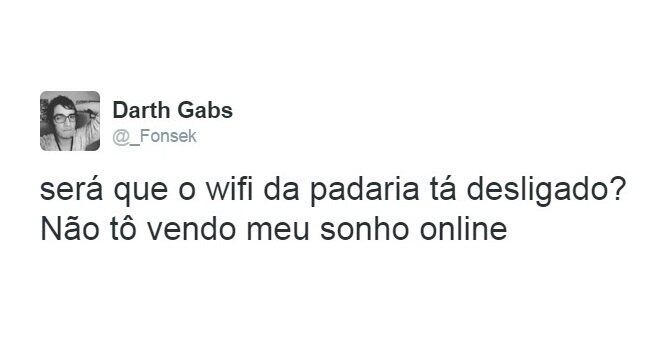 Cadê Mozão ficando online?
