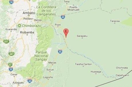 Local onde os tremores teriam se originado