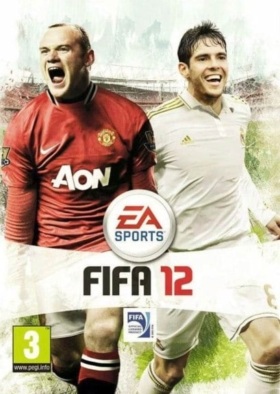 A dobradinha entre Kaká e Rooney foi reeditada na capa do FIFA 12. Foi a sétima e última aparição do britânico na capa do game. Foram desenvolvidas outras 11 versões regionais