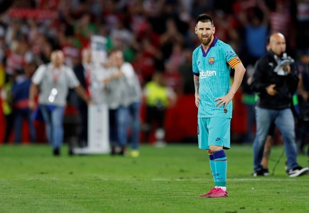 Messi começou partida no banco e entrou na volta para o segundo tempo