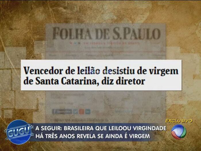 O japonês criticou a jovem na mídia. Mas, ela se defendeu.


— Gugu, acontece um leilão. A menina que participa do leilão vai fazer por amor, por prazer, sendo virgem? Não! Ela vai fazer isso por dinheiro. Então, o que ele queria que eu falasse? Eu falei pra ele a parte que me interessava. Ele insistiu pra que eu alcançasse o Bank Cheque. Se ele chegasse com uma mala com o dinheiro, era mais concreto. Mesmo assim, teria que analisar se as notas não eram falsas

+ Quer assistir às íntegras do programa Gugu? Acesse R7 Play e veja quando e onde quiser!