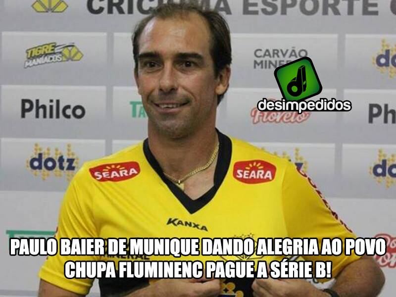 Parece que ele virou justiceiro contra o Fluminense