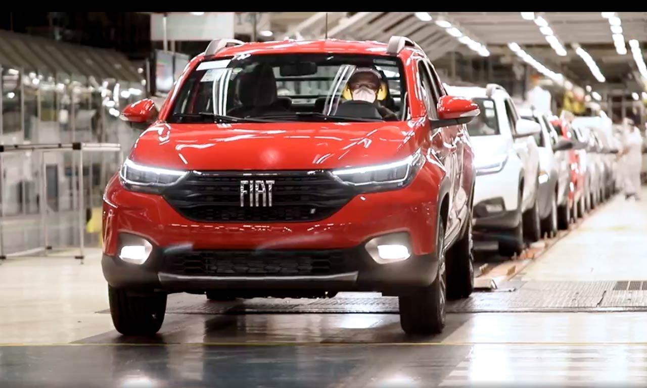 Produção da Fiat em Betim: Strada foi o veículo mais vendido no mês com 14.000 unidades comercializadas