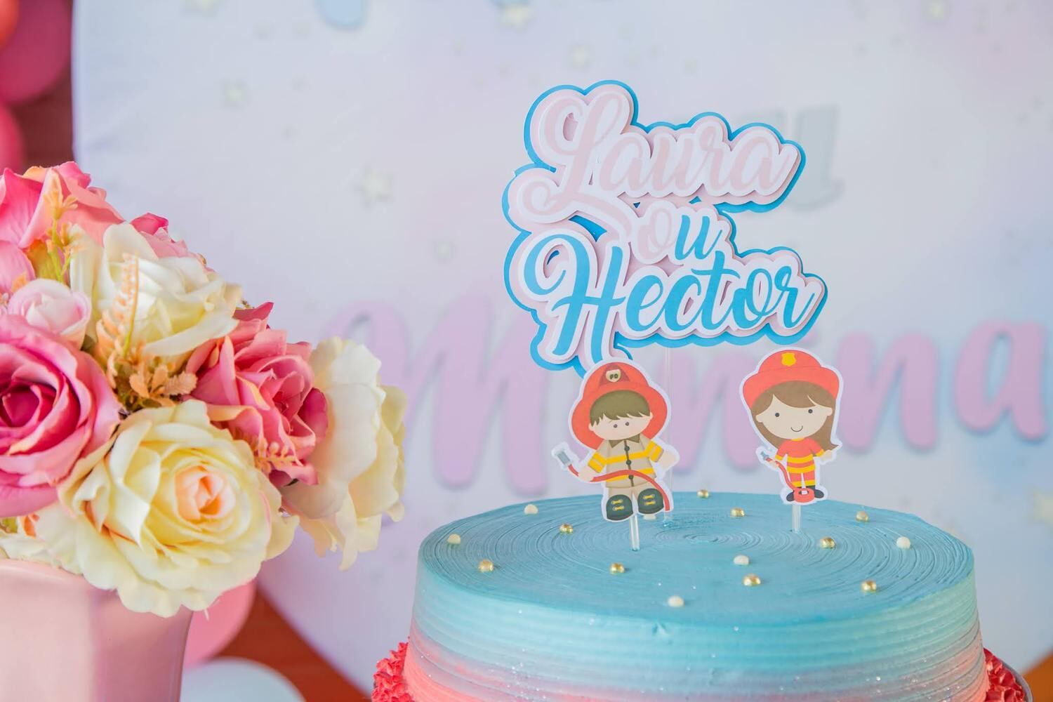 Chá revelação no Aeroporto de Brasília